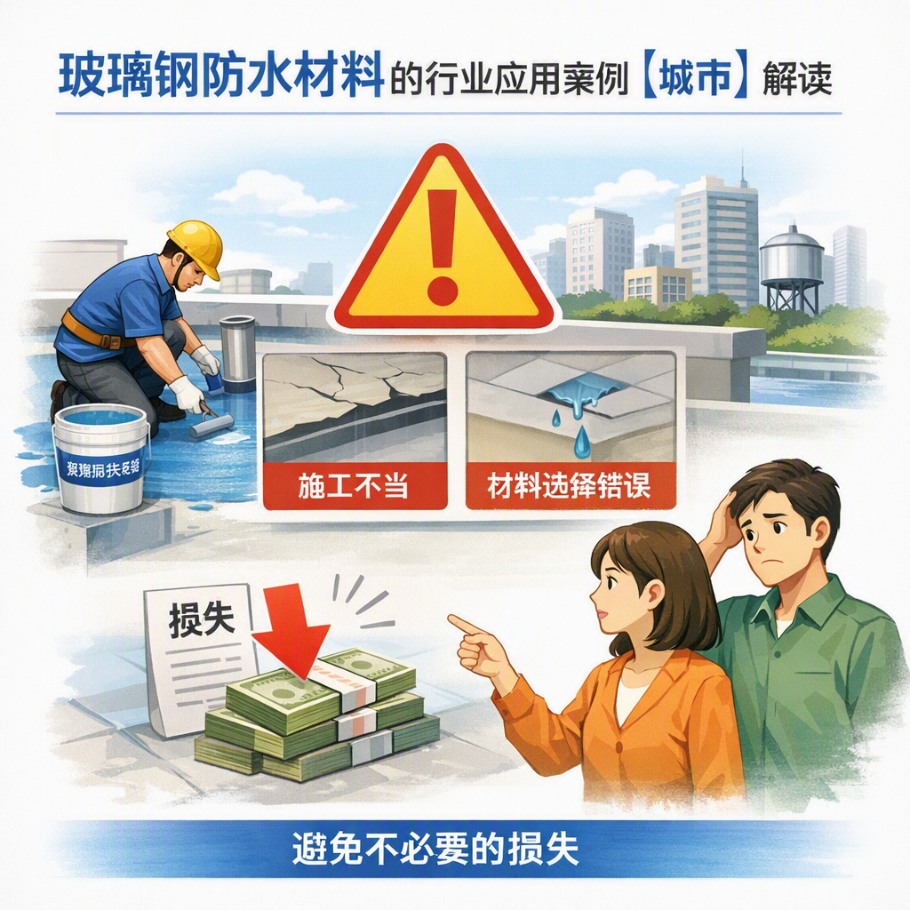 玻璃钢防水材料的行业应用案例，吉林市解读