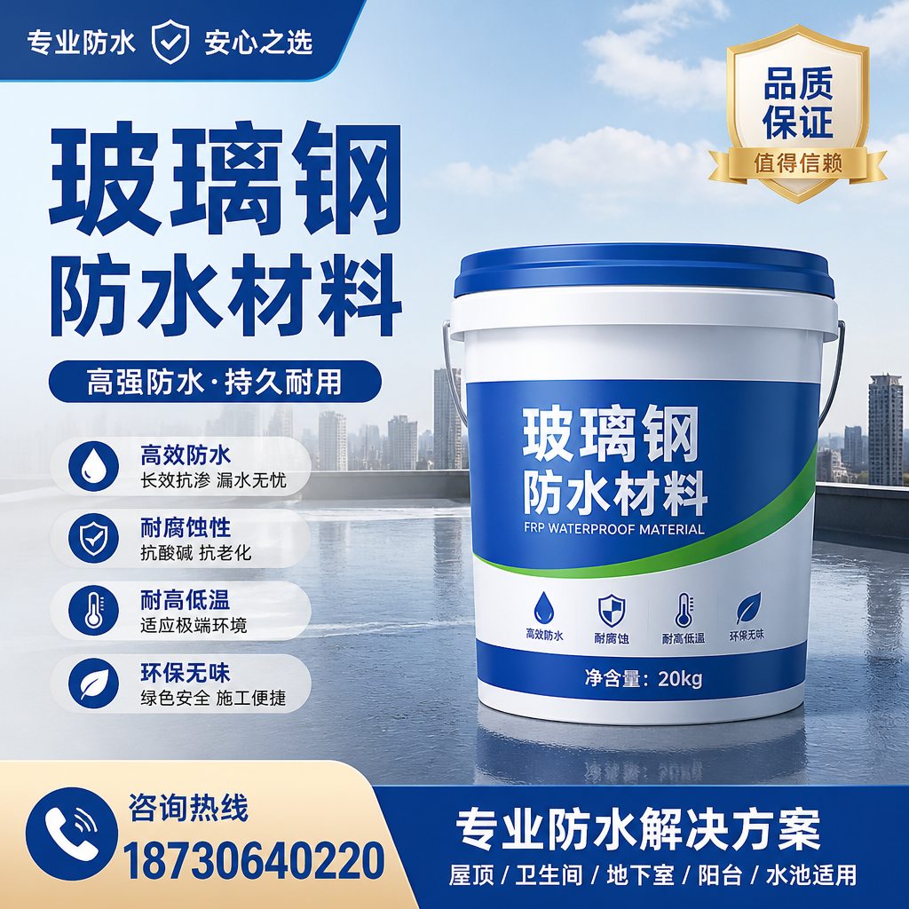 了解玻璃钢防水材料的市场趋势，吉林市 企业不可不知